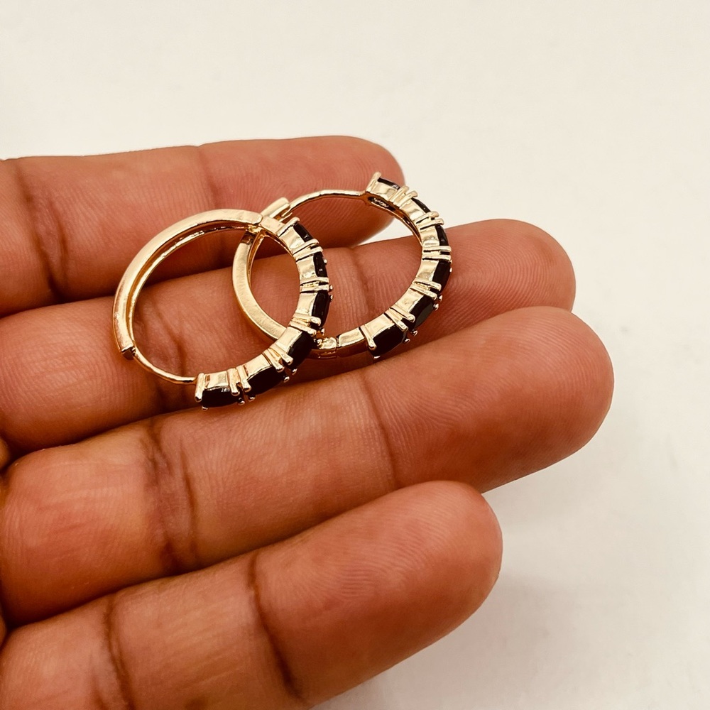 Gold filled earrings for women hoop design